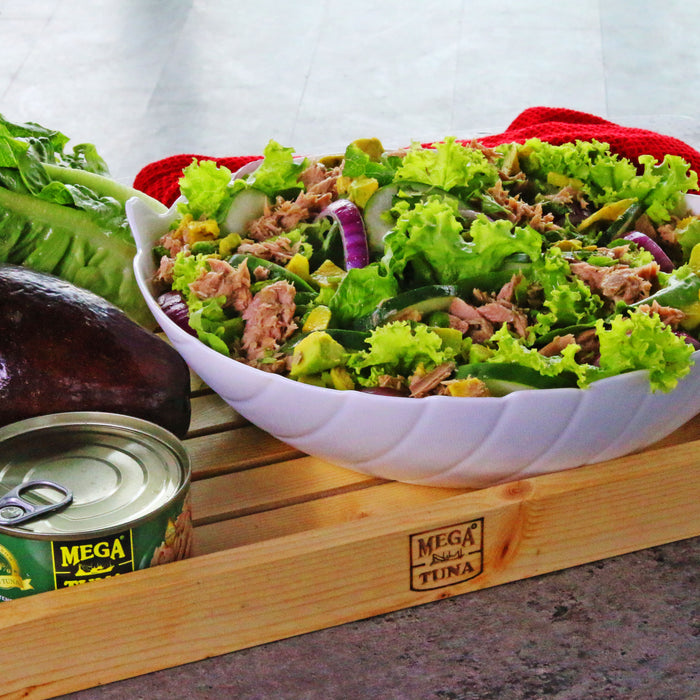 Mega Tuna Avocado Salad Bowl