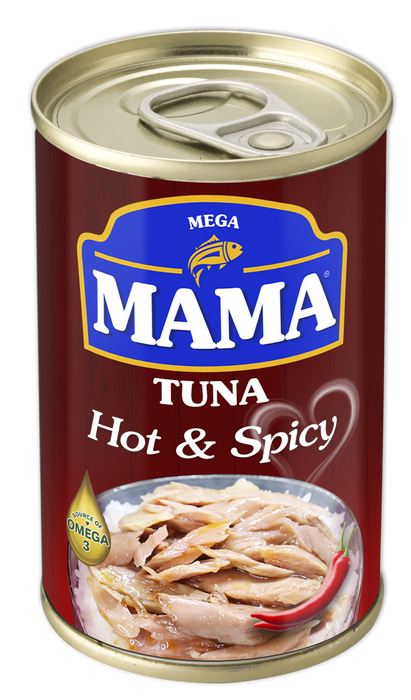 [Mega Relief] - Mama Tuna Hot and Spicy 155g - 1 Case/50 cans